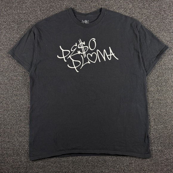 Peso Pluma Other - Peso Pluma Tour 2023 Black Graphic T-Shirt Mens XL Corridos Tumbados Concert Tee